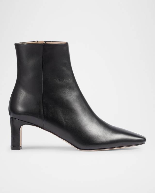 Margaux Blunt-Toe Ankle Boots